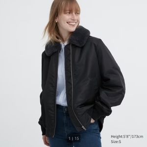 NWT Uniqlo Oversized Bomber Jacket